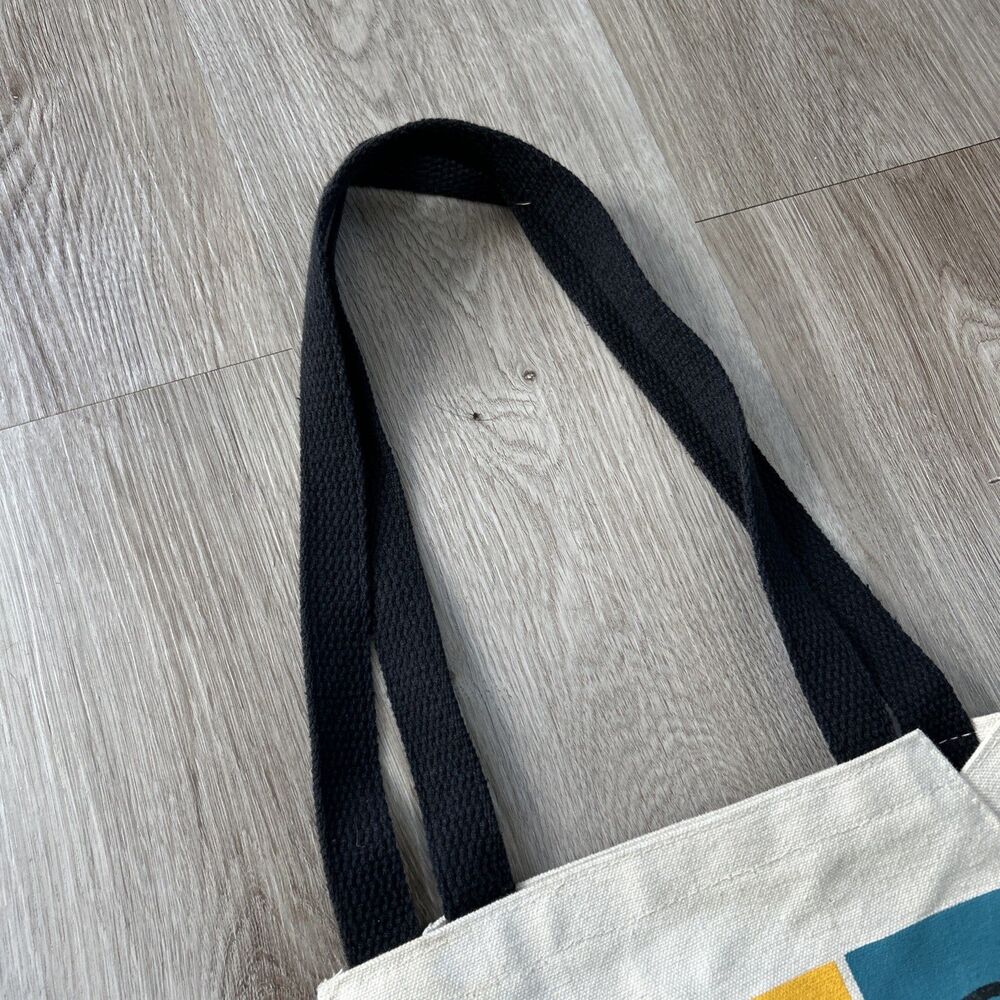 The Learning Channel TLC Canvas Tote Bag Rare 80's 90's Shoulder Strap Vintage - Picture 3 of 7